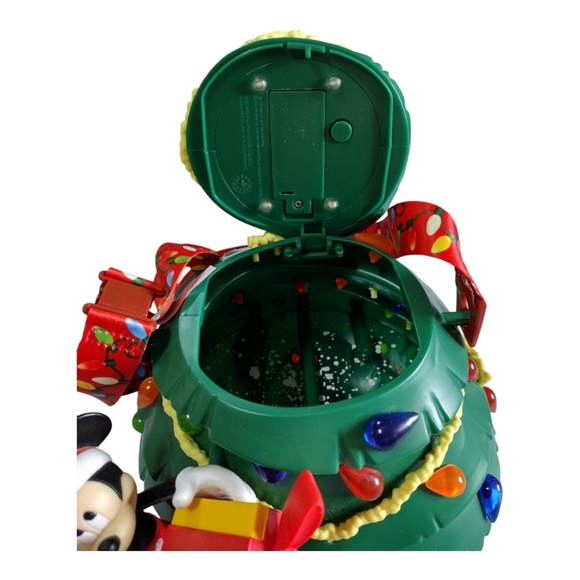 Disney Parks 2019 Holiday Mickey Christmas Tree Light Up Popcorn Bucket - Picture 6 of 11